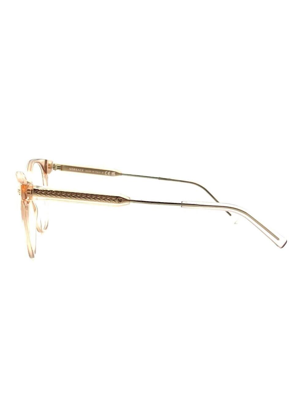 Versace Ve3291 5215 Transparent Brown Authentic Eyeglasses 51-18 140 - Picture 2 of 3